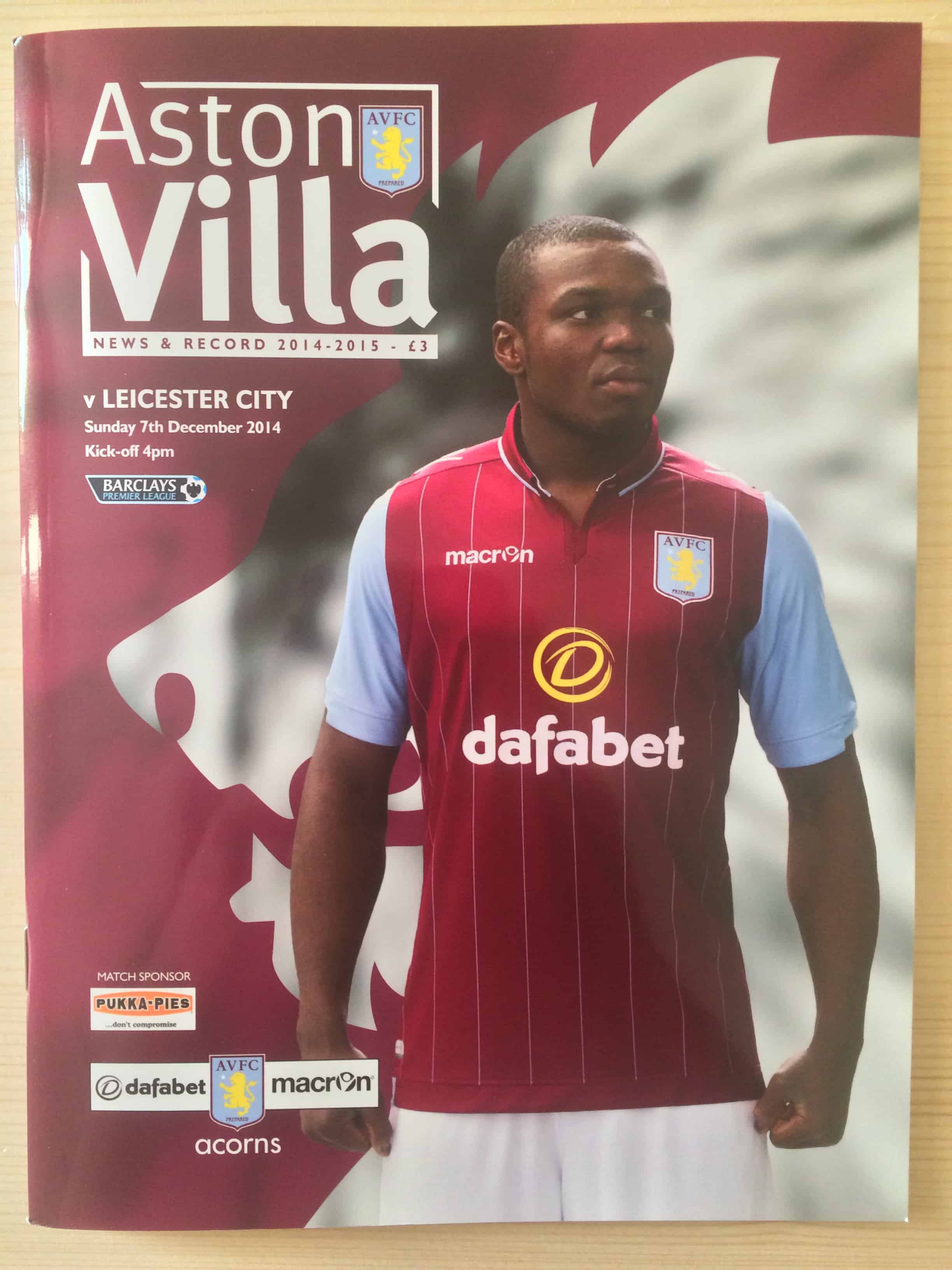 Aston Villa FC v Leicester City FC